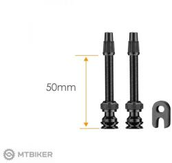 Ciclovation cső nélküli szelepek 50 mm 2 db fekete