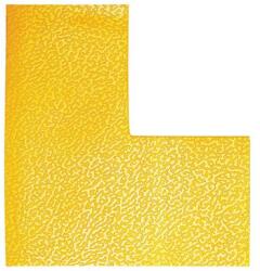 DURABLE Padlójelölő matrica, 100 mm, DURABLE L , sárga (DB170204) - papirdepo