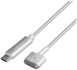 LogiLink PA0226 USB 3.2 Gen 1 Type-C - Magsafe 2 kábel 1.8m ezüst (PA0226) (PA0226)