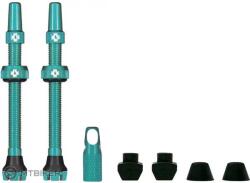 Muc-Off Tubeless V2 szelep belső nélküli gumihoz, 2 db, türkiz (60 mm)