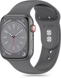 Tech-Protect Szilikon Szíj Apple Watch 4 / 5 / 6 / 7 / 8 / 9 / SE (38 / 40 / 41 mm) - Szürke