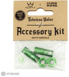 Peaty's Peatys x Chris King MK2 Tubeless Valve Service Kit, zöld