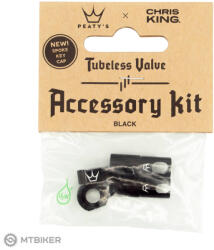Peaty's x Chris King MK2 szervizkészlet belső nélküli szelepekhez, fekete
