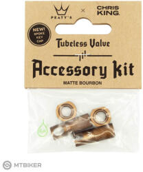 Peaty's Peatys x Chris King MK2 Tubeless Valve Service Kit, barna