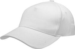 K-UP Uniszex sapka K-UP KP124 Sandwich peak Cap - 5 panels -Egy méret, White