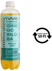 VIWA Vitaminwater Brainboost üdítőital VIGYÉL VISSZA flakonban 600ml