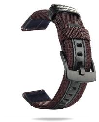 Hello Nylon És Bőr Univerzális Óraszíj - Okosóra Nylon És Bőr Pótszíj 20 mm - Barna