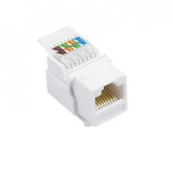 OMU system KM45-Cat6 keystone modul RJ45 8/8 moduláris, szerelvényezhető műanyag csatornához (KM45-Cat6)