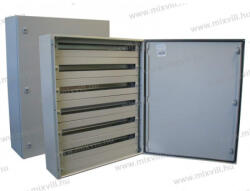 XBS MBSZ-108 222 modulos fém elosztószekrény 6x37 modul IP66, IK10 (MB-108 222)