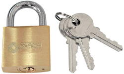 MEGA Lacat De Alama 32mm / Blister (24232k) - pcone