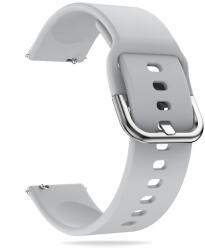 Hello Színes Szilikon Óraszíj - Univerzális Okosóra Szilikon Pótszíj 22 mm - Szürke