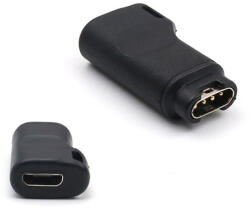 Gigapack Töltő adapter (microUSB aljzat - Garmin) FEKETE