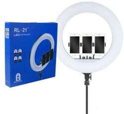  Lampa circulara RL21, 21 inch LED SMD 65W, 3 suporti telefon 2700K-6590K telecomanda (27541)