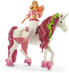 Schleich - Sirenă Feya pe unicorn subacvatic (4059433573458)