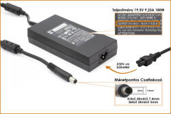 MSI - Delta / Chicony 19.5V 9.23A 180W gyári új töltő (ADP-180MB K)