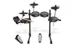 Alesis Set de tobe electrice Alesis Turbo Mesh Kit, 120 de tonuri, 7 declanșatoare, bătător cu două zone, suprafețe de bătaie Mesh (TURBOMESHKITXEUK)