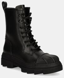 Furla bőr bakancs Gum Army Boot fekete, női, lapos talpú, YI60FGU BX3508 O6000 - fekete Női 41