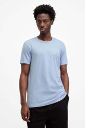 AllSaints t-shirt TONIC SS CREW fehér, férfi, sima - kék L