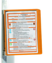 DURABLE Bemutatótábla tartó DURABLE VARIO® MAGNET WALL 5, narancssárga (591409)