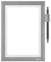 DURABLE Információs keret A5 öntapadó hátlap, mágneses záródás DURAFRAME® NOTE ezüst (499423) - cartridge