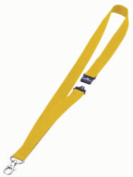 Durable Textil szalag DURABLE karabinerrel, 10db/csomag, sárga (813704) - cartridge