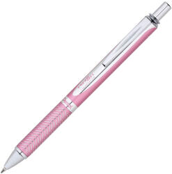 Pentel Rollertoll 0, 35mm fém rózsaszín test, Pentel Energel BL407P-A kék (BL407P-A) - cartridge