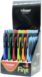 Vinson Golyóstoll Vinson 1008 Vegyes Display 36db/display 6 Féle Szín (gtvin100836d) - cartridge