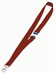 Durable Textil szalag DURABLE karabinerrel, 10db/csomag, piros (813703) - cartridge