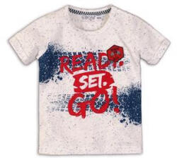 Dirkje Rövid ujjú póló C-SO FAST READY SET GO! 80 White