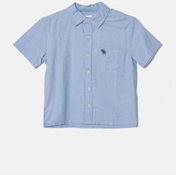 Abercrombie & Fitch gyerek ing pamutból KI225-4050 - kék 110-120