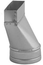 DARCO Téglalap-kör átalakító Ns 200mm/250x50mm (rdss200/250x50-oc-ns)