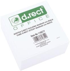 D. rect Notes cub adeziv 90 x 90 x 50 mm alb D. Rect (LV110277)