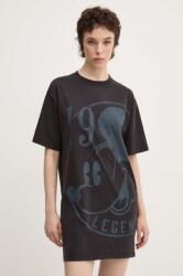 Desigual pamut ruha 19-MICKEY x Disney szürke, mini, oversize, 24WWVK79 - szürke S