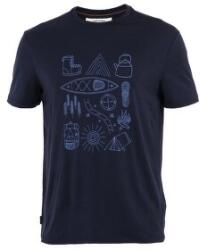 Icebreaker Merino 150 Tech Lite SS Tee Camp Essentials Men Tricou cu mânecă scurtă Icebreaker Midnight Navy XL