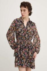 Desigual ruha SANDALO fekete, mini, harang alakú, 24WWVW68 - fekete S