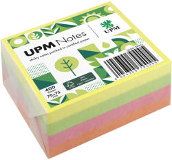  Info Notes UPM önt. jegyzettömb, 75x75mm, 400lap, többszínű (5654-39PG)