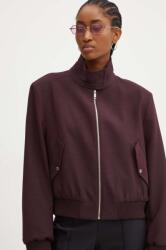 BOSS rövid kabát - burgundia 34