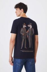 Medicine t-shirt sötétkék, férfi, nyomott mintás - sötétkék XL - answear - 4 790 Ft