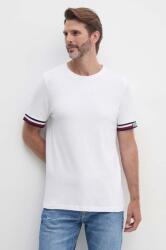 Tommy Hilfiger t-shirt fehér, férfi, sima, MW0MW33678 - fehér S