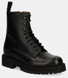 Common Projects bokacsizma Combat fekete, női, lapos talpú, 6180 - fekete Női 40