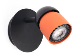 Faro Barcelona Coco fekete-terrakotta fali spotlámpa (FAR-40663) GU10 1 izzós IP20 (40663)