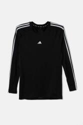 Adidas edzős hosszú ujjú Techfit fekete, nyomott mintás, IN5586 - fekete L