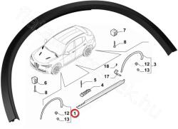 FIAT eredeti Kerékjárati ív b. első ALFA ROMEO STELVIO (50551509)