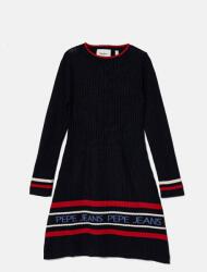 Pepe Jeans gyerek ruha WANDA sötétkék, mini, harang alakú, PG951680 - sötétkék 128
