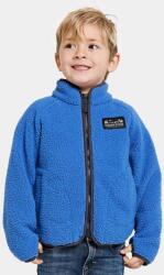 Didriksons gyerek gyapjú pulóver GIBBS KIDS FULLZIP sima, 505577 - kék 80