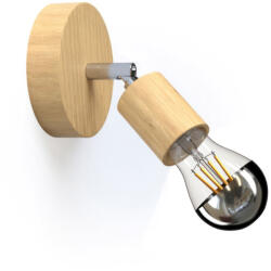 Creative-Cables Fermaluce Wood 90°, természetes fa süllyesztett lámpa falra vagy mennyezetre (APL201FB10TBS1CR)