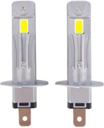 LEDtech H1 LED izzó CANBUS 12V 6500K Jégfehér - Hideg fehér 7035 CSP LED autóba - A51 - 2700 lm - 2db-os készlet ✔️ (H1-LED)