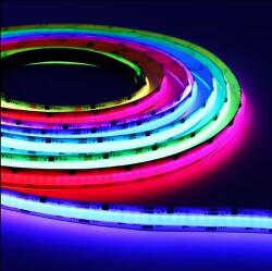 Life Light Led 24V COB Led szalag RGB 14W, 576 Led, egyenletes vonalfény, CRI>90, IP20! Life Light Led 3 év garancia! (LLSZ24VIP44COB14W576LRGB)