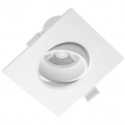 GTV LED mélysugárzó lámpatest VOLARE, fehér négyzet, 10W 800lm 4000K, IP20, 38°, 180-250V/AC, 50/60H (GTV-LD-VLRKW1038-NB)