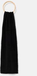 Calvin Klein gyapjú sál fekete, sima, K60K612610 - fekete Univerzális méret